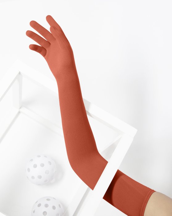 Seamless Gloves Armsocks - Rust